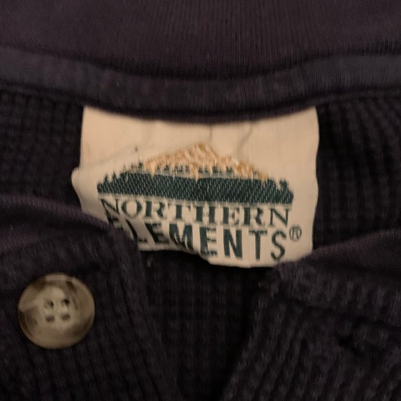 NORTHERN ELEMENTS | cropped navy blue crew neck - Picture 4 of 4
